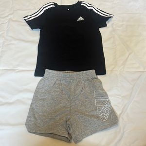 Brand new adidas t-shirt and shorts outfit (boys)